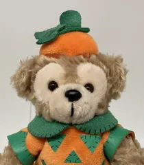 東京ディズニーシー ぬいぐるみバッジ ダッフィー(かぼちゃコスチューム)/ハロー・フロム・ケープコッド 第3弾 2010