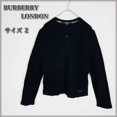 BURBERRY （バーバリー） カーディガン クルーネック ニット 黒のサムネイル