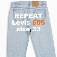 リーバイス 505 オレンジタブ ライトブルー 90s 33インチ OR50534128