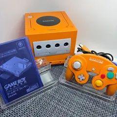 【フルメンテナンス】GC ゲームキューブ 本体 ゲームボーイプレイヤー セット DOL-001 オレンジ a