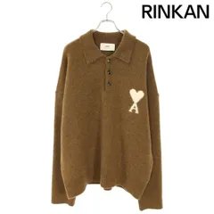 アミアレクサンドルマテュッシ  25AW  UPL408 ハートA刺繍ポロニット メンズ XLのサムネイル
