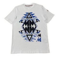 極美品〕モンクレール プリントロゴ ホワイト S Tシャツ 5S314 - メルカリ
