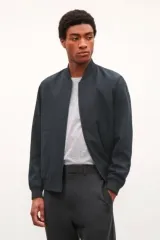 COS コス コットン ブルゾン ジャケット 48(L 100)サイズ ネイビー