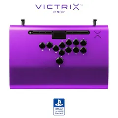 【SONY公式ライセンス商品】PDP by TURTLE BEACH Victrix レバーレス アケコン Pro FS-12 Arcade Fight Stick for PlayStation 5 - Purple, ビ【送料無料】【☆Y d2e130f4