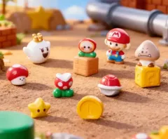 スーパーマリオ キャラクター ハンドメイド フィギュア セット