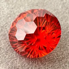 【10mm 大粒】花火カット ジルコニア ルース 緋灯（レッド系 No.2）｜ピアス・イヤリング制作に