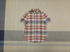 新品M(10-12) ポロ ラルフローレン キッズ 長袖 コットン シャツ