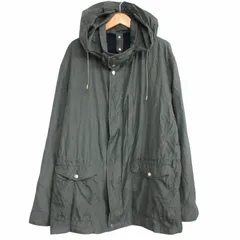ブリオーニ BRIONI シルク テクニカルジャケット フーデッドブルゾン カーキ 大きいサイズ XL IBO78のサムネイル