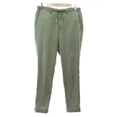 ジュンハシモト junhashimoto 美品 TENCEL TWILL STRETCH SIDE GATHER PANTS  テンセルツイルストレッチ ギャザーパンツ 4 カーキ 1226 IBO88のサムネイル