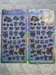 【2点セット】クラックス　うるちゅるポップシール　エンジェルブルー2