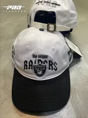 [新品/US輸入] PRO STANDARD プロスタンダード /NFL LAS VEGAS RAIDERS OLD ENGLISH MEN'S DAD HAT　ホワイトのサムネイル