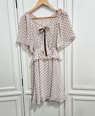 スナイデル(snidel) ドット リー シフォン ONE PIECE