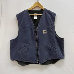 カーハート 裏ボア ダック ベスト ワーク ビンテージ USA製 メンズ XXL ISItems【USED】【古着】【中古】50156099