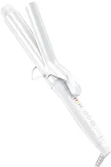 ヘアアイロン カールアイロン コテ 35mm カーリングアイロン 5段階温度調整 プロ仕様 MAX220℃ 海外対応(35mm, ホワイト)ma