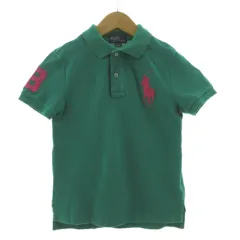 ポロ バイ ラルフローレン Polo by Ralph Lauren ポロシャツ ビッグポニー刺繍 ナンバリング 男の子 コットン グリーン 緑 6 120/60