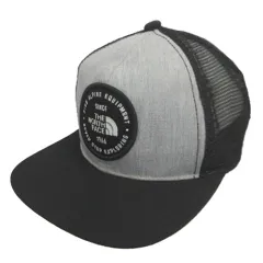 ザノースフェイス THE NORTH FACE メッセージメッシュキャップ NNJ07912 ロゴワッペン グレー ブラック 黒 KL