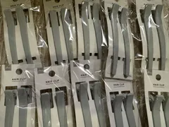 ヘアクリップ セット まとめ売り 10個セット 可愛い シンプル  髪留め ライトブルー