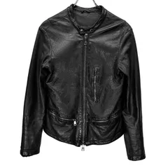 GIORGIO BRATO 15AW ラムレザーシングルライダースブルゾン ジャケット FW ジョルジオブラット メンズ