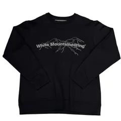 White Mountaineering 20AW Logo printed sweat shirt ロゴプリントシルケット加工スウェットシャツ 定価20,900円のサムネイル