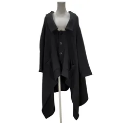LIMI feu 20AW ウールスウェットサイドドレープオーバーサイズコート ニット ジャケット Yohji Yamamoto レディースのサムネイル