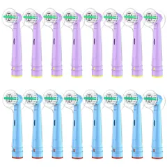 16本入 Dealswin ブラウン オーラルB 対応 電動歯ブラシ 替えブラシ 子供用 やわらかめ EB10 互換ブラシ すみずみクリーンキッズ oral b 用の 交換ブラシ こども