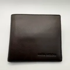 mila schon ミラショーン 二つ折り財布 ダークブラウン レザー 薄型 スリム 美品のサムネイル