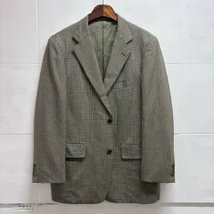 J.PRESS チェック Single ウール ブレーザー ジャケット