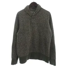 エンジニアードガーメンツ Engineered Garments ニット セーター 長袖 ショールカラー 緑 カーキ Mのサムネイル