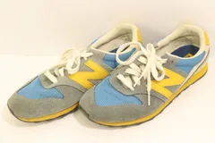 【中古】 NEW BALANCE レディーススニーカー 23.5cm WL996SVA NEW BALANCE 23.5cm グレー 灰 青 ブルー 黄 イエロー ロゴ