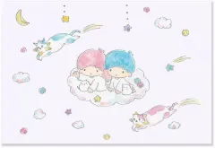 【中古】ポストカード リトルツインスターズ ポストカード 「トコロコムギ×サンリオキャラクターズ」