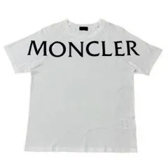 モンクレール　ビッグロゴ　S ホワイト　Tシャツ　国内正規品 5S324