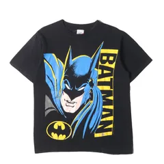 U.S.VINTAGE Tシャツ サイズ:M / 80s DC Comics バットマン プリント クルーネック Tシャツ (USA製) / ブラック 黒 / 80年代 古着 ヴィンテージ / トップス カットソー 半袖【メンズ】【中古】