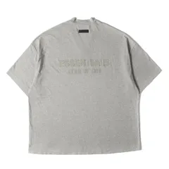 【美品】FEAR OF GOD フィアオブゴッド Tシャツ サイズ:M / FOG ESSENTIALS オーバーサイズ Vネック Tシャツ / オートミール / トップス カットソー 半袖【メンズ】【中古】