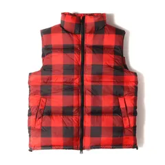 美品 TMT ティーエムティー ベスト サイズ:L / 23AW バッファローチェック ダウンベスト (BUFFALO CHECK DOWN VEST) / レッド ブラック 赤黒 / アウター ジャケット 上着【メンズ】のサムネイル