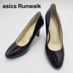 アシックス ランウォーク Runwalk WR776T パンプス 23cm EE エナメル ボルドー ワインレッド 濃紫 日本製 希少色 通勤 通学 式典 ビジネス 冠婚葬祭 疲れにくい ウォーキングパンプス 定番 人気モデル メンテナンス済 hws02579のサムネイル