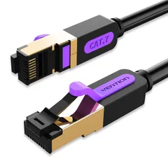 【特価商品】LANケーブル SSTP ハイスピード Cat.7 イーサネットケーブル、CAT7 ギガビット LAN ネットワーク RJ45 VENTION ケーブル、10Gbps、600MHz/s STP用、スイッチ、ルーター、モデム、パッチパネル、アクセスポ