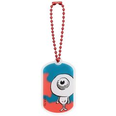 【新品】 [妖怪舎] ゲゲゲの鬼太郎・悪魔くん 水木しげる キャラクター 全10種 アクリル ドッグタグ/キーリング キーホルダー キーチェーン ボールチェーン アクキー (目玉おやじ) 1