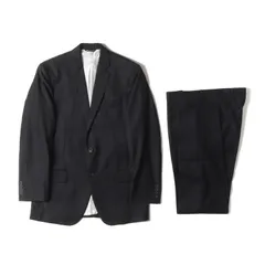 D&G ディー&ジー サイズ:各48 / ヘリンボーン ウール スーツ セットアップ / ブラック 黒 / イタリア製 ブランド フォーマル ビジネス【メンズ】