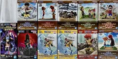 未開封、一部箱やや傷みあり　ワンピース ワールドコレクタブルフィギュア 10種11個セット　まとめ売り