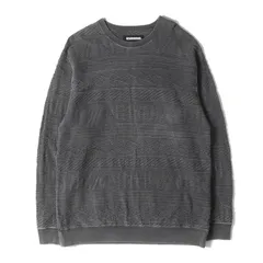 NEIGHBORHOOD ネイバーフッド ニット サイズ:M / 21SS ヴィンテージ加工 ジャガード コットン ニット (KNIT. JQ / C-CREW. LS) / ブラック 黒 / トップス セーター プルオーバー【メンズ】のサムネイル