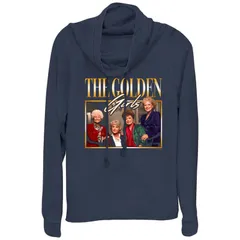 アニメキャラクター レディース トップス Tシャツ グラフィック Licensed Character Womens The Golden Girls Family Portrait Cowlneck Graphic Lightweight Long Slee