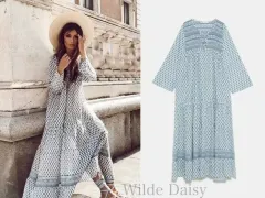 ザラ エスニック 綿 ONE PIECE