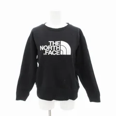 ザノースフェイス THE NORTH FACE スウェット トレーナー プルオーバー ロゴ 刺繍 長袖 M 黒 ブラック NTW61932 /HO