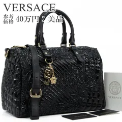 本物 送料無料 ヴェルサーチェ 2WAYショルダーバッグ ハンドバッグ メンズ レディース ヴァニタス 黒 ブラック 珍しい 肩掛け 斜め掛け 自立可能 グレカ柄 バロッコ メドゥーサ キルティング ロゴ マーク ゴールド金具 おしゃれ 鞄 バック B328
