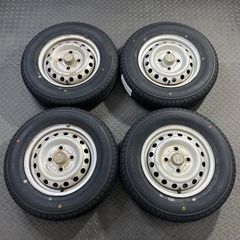 HONDA N-VAN純正12㌅スチールホイールとバンラジアルタイヤの4本セット