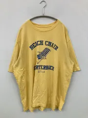 Tommy Bahama トミーバハマ Tシャツ/カットソー L/G イエロー 前面プリント バックプリント ミドル丈 半袖 クルーネック(丸首)
