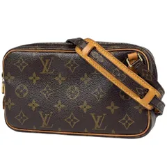 ルイ・ヴィトン Louis Vuitton ポシェット マルリー バンドリエール 斜め掛け ショルダーバッグ モノグラム ブラウン M51828 レディース 【中古】