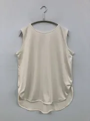 AZUL by MOUSSY アズールバイマウジー タンクトップ M アイボリー 無地 カップなし