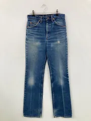 Levi's リーバイス デニムパンツ W30 L34 ブルー フルレングス 無地 スタンダード レギュラー ヴィンテージ フレア・ブーツカット