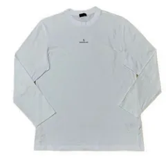 モンクレール　黒ワッペン　M 長袖Tシャツ　ホワイト　5S336